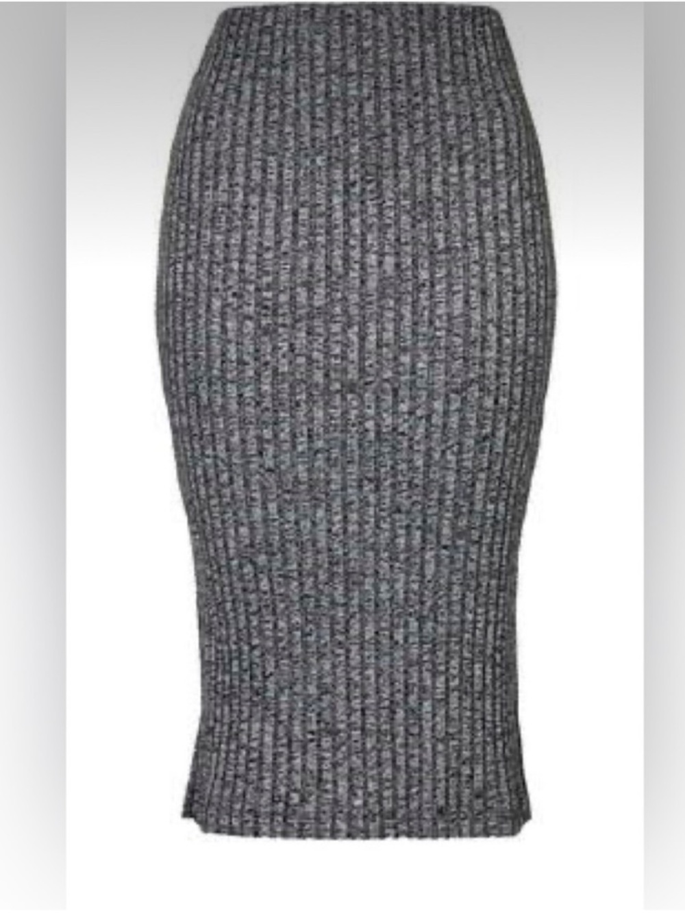 TOPSHOP Double Split Midi Skirt